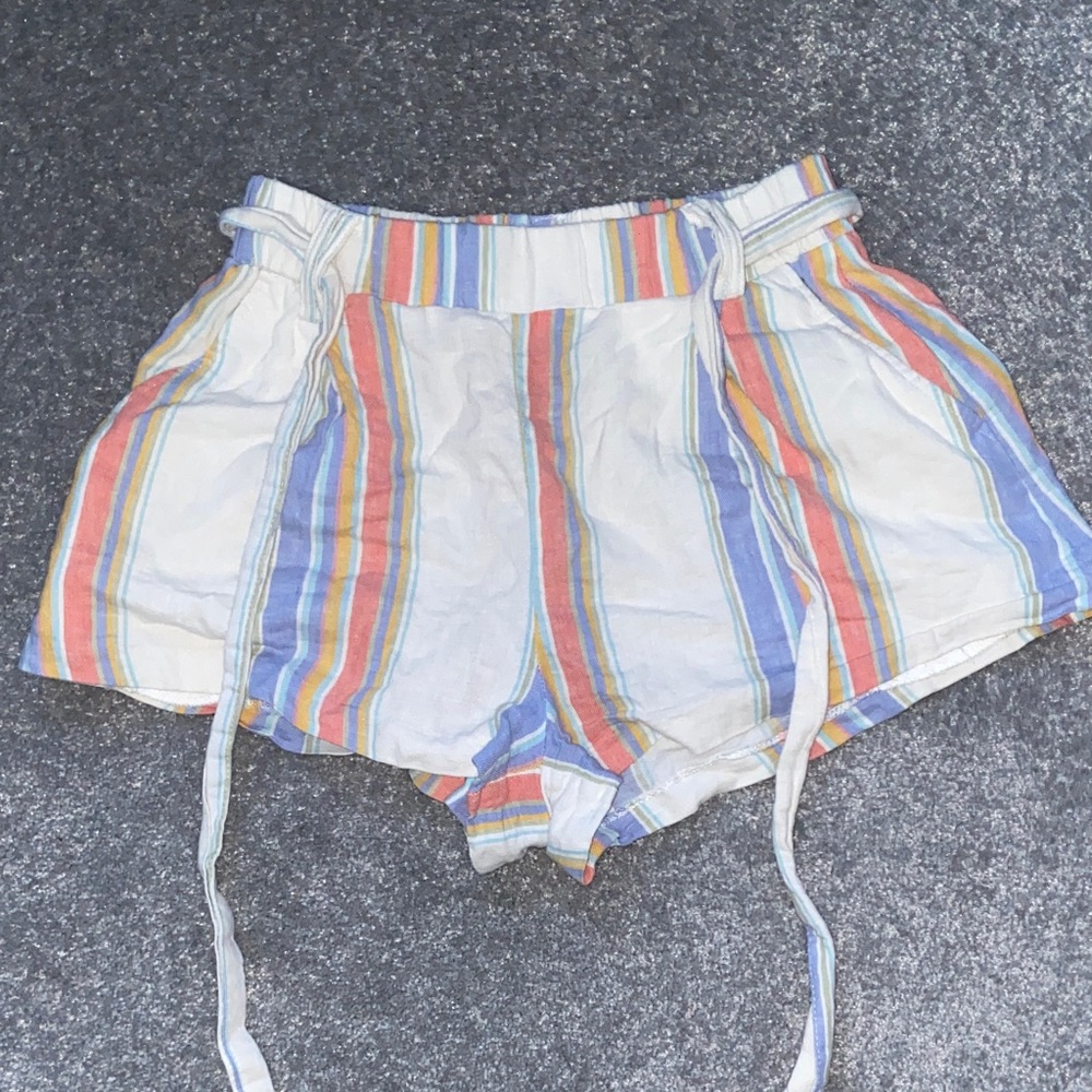 Forever 21 Medium Womens Striped Multicolor Women's Shorts